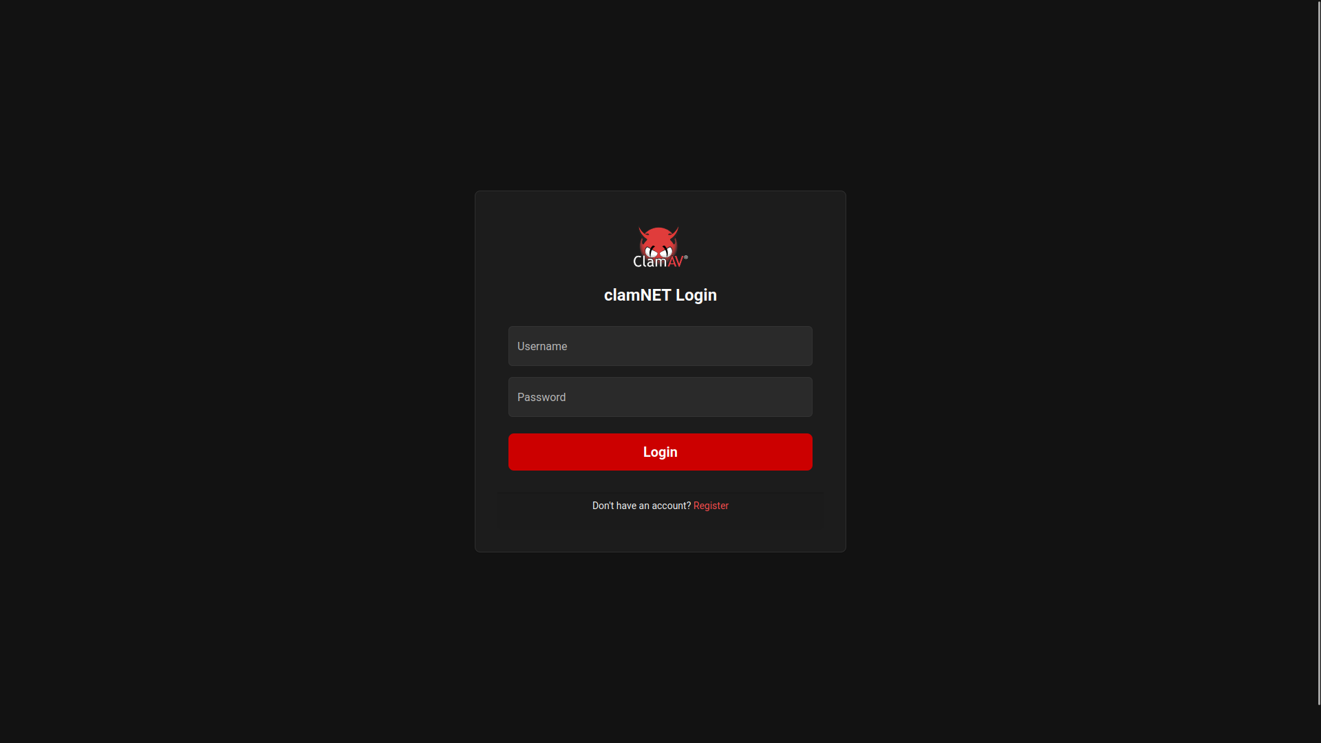 ClamAV Console Dashboard